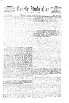 Neueste Nachrichten aus dem Gebiete der Politik (Münchner neueste Nachrichten) Freitag 5. November 1875