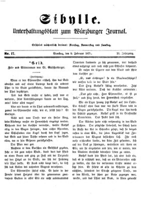 Sibylle (Würzburger Journal) Dienstag 9. Februar 1875