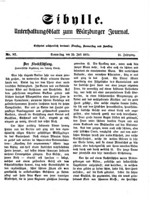 Sibylle (Würzburger Journal) Donnerstag 22. Juli 1875