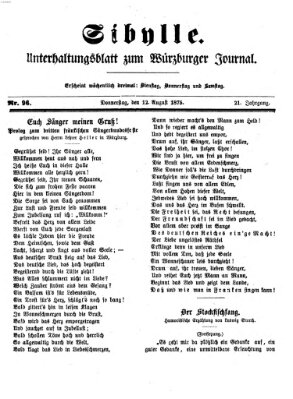 Sibylle (Würzburger Journal) Donnerstag 12. August 1875