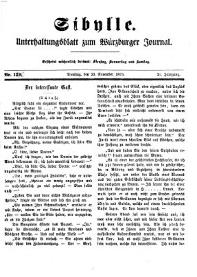 Sibylle (Würzburger Journal) Dienstag 23. November 1875