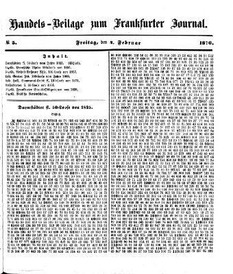 Frankfurter Journal Freitag 4. Februar 1876