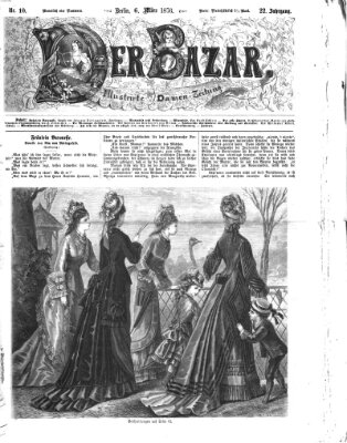 Der Bazar Montag 6. März 1876