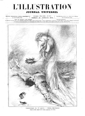 L' illustration Samstag 22. Januar 1876