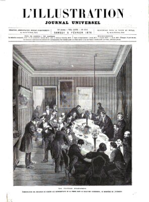 L' illustration Samstag 5. Februar 1876