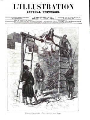 L' illustration Samstag 5. August 1876
