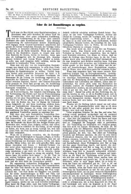 Deutsche Bauzeitung 〈Berlin〉 Samstag 10. Juni 1876