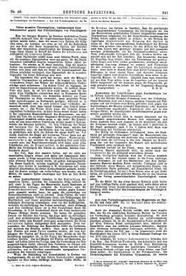 Deutsche Bauzeitung 〈Berlin〉 Mittwoch 14. Juni 1876