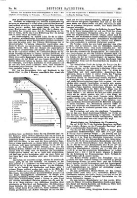 Deutsche Bauzeitung 〈Berlin〉 Mittwoch 18. Oktober 1876