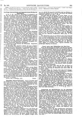Deutsche Bauzeitung 〈Berlin〉 Mittwoch 13. Dezember 1876