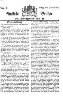 Der Grenzbote Sonntag 6. Februar 1876