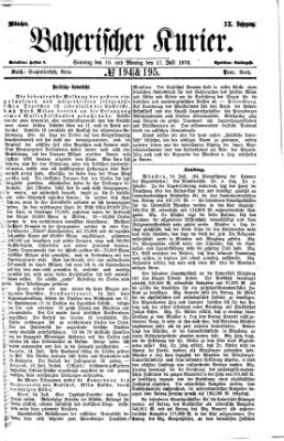 Bayerischer Kurier Montag 17. Juli 1876