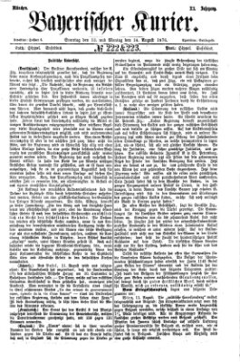 Bayerischer Kurier Montag 14. August 1876