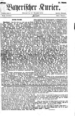 Bayerischer Kurier Mittwoch 20. Dezember 1876