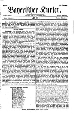 Bayerischer Kurier Sonntag 31. Dezember 1876