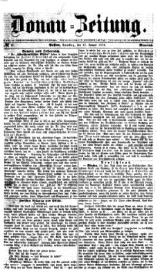 Donau-Zeitung Samstag 15. Januar 1876