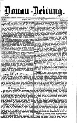 Donau-Zeitung Mittwoch 22. März 1876