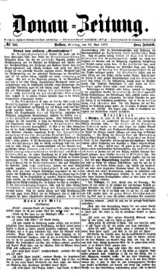 Donau-Zeitung Freitag 23. Juni 1876