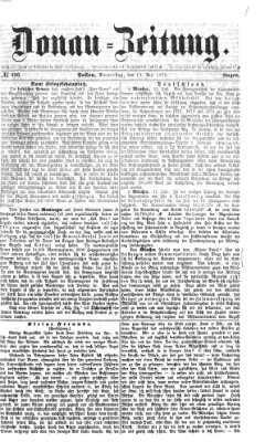 Donau-Zeitung Donnerstag 13. Juli 1876