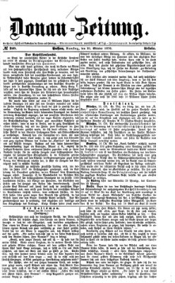 Donau-Zeitung Samstag 21. Oktober 1876