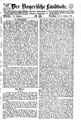 Der Bayerische Landbote Dienstag 29. Februar 1876