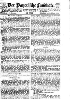 Der Bayerische Landbote Freitag 13. Oktober 1876