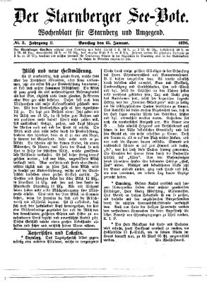 Land- und Seebote Samstag 15. Januar 1876