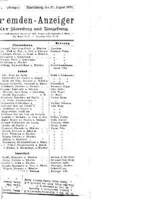Land- und Seebote Sonntag 27. August 1876