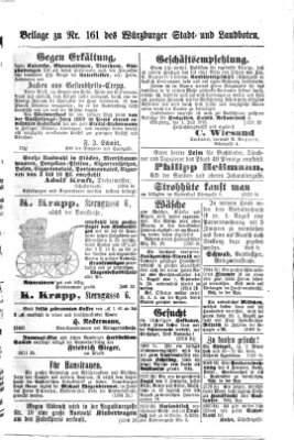 Würzburger Stadt- und Landbote Freitag 7. Juli 1876