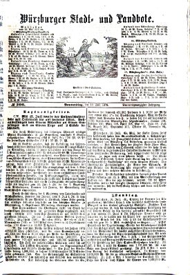 Würzburger Stadt- und Landbote Donnerstag 13. Juli 1876