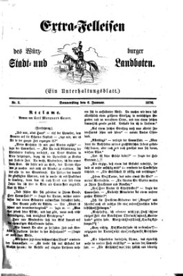 Extra-Felleisen (Würzburger Stadt- und Landbote) Donnerstag 6. Januar 1876