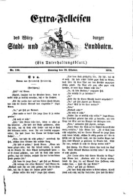 Extra-Felleisen (Würzburger Stadt- und Landbote) Sonntag 29. Oktober 1876