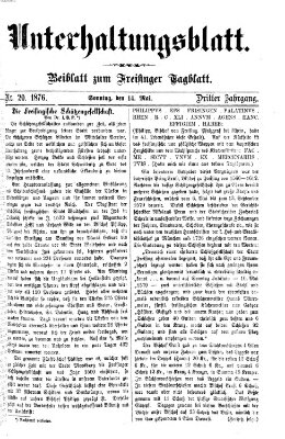 Freisinger Tagblatt (Freisinger Wochenblatt) Sonntag 14. Mai 1876