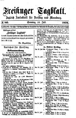 Freisinger Tagblatt (Freisinger Wochenblatt) Sonntag 16. Juli 1876