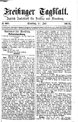 Freisinger Tagblatt (Freisinger Wochenblatt) Samstag 22. Juli 1876