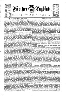 Fürther Tagblatt Mittwoch 19. Januar 1876