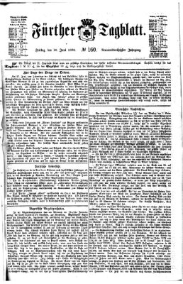 Fürther Tagblatt Freitag 30. Juni 1876