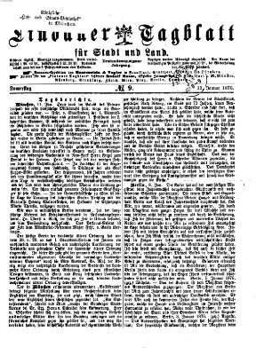 Lindauer Tagblatt für Stadt und Land Donnerstag 13. Januar 1876