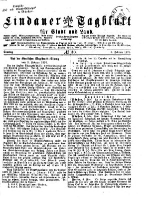 Lindauer Tagblatt für Stadt und Land Sonntag 6. Februar 1876