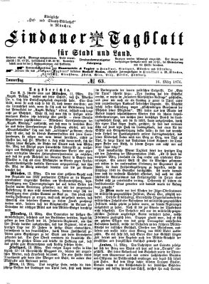 Lindauer Tagblatt für Stadt und Land Donnerstag 16. März 1876