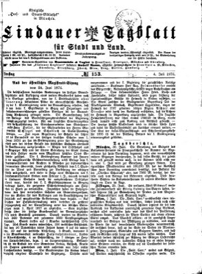 Lindauer Tagblatt für Stadt und Land Dienstag 4. Juli 1876