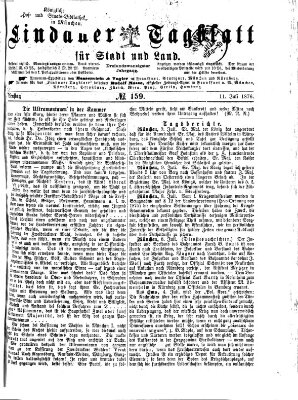 Lindauer Tagblatt für Stadt und Land Dienstag 11. Juli 1876