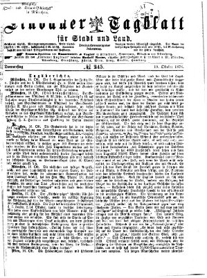 Lindauer Tagblatt für Stadt und Land Donnerstag 19. Oktober 1876