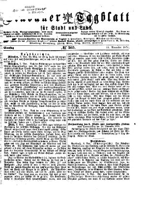 Lindauer Tagblatt für Stadt und Land Samstag 11. November 1876