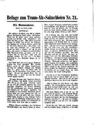 Traun-Alz-Salzachbote Dienstag 31. März 1874