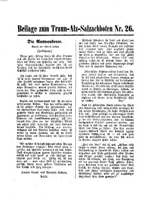 Traun-Alz-Salzachbote Dienstag 21. April 1874