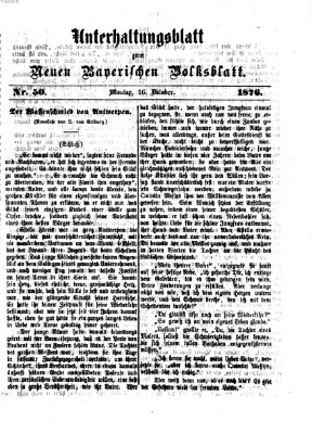 Neues bayerisches Volksblatt Montag 16. Oktober 1876
