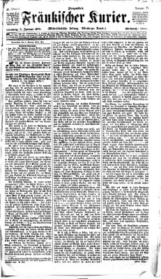 Fränkischer Kurier Mittwoch 5. Januar 1876