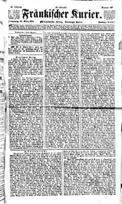 Fränkischer Kurier Freitag 31. März 1876