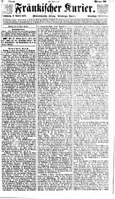 Fränkischer Kurier Sonntag 9. April 1876